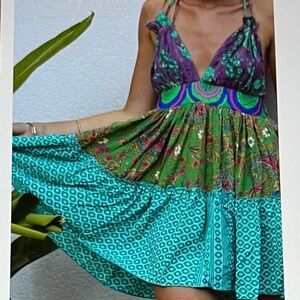 Bohemian Halter Dress